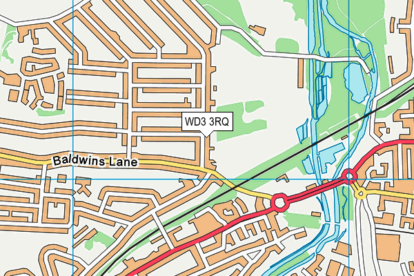 WD3 3RQ map - OS VectorMap District (Ordnance Survey) WD3 3RQ map - OS VectorMap District (Ordnance Survey)