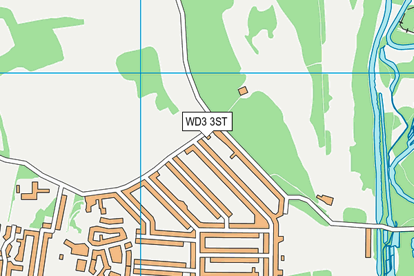 WD3 3ST map - OS VectorMap District (Ordnance Survey) WD3 3ST map - OS VectorMap District (Ordnance Survey)