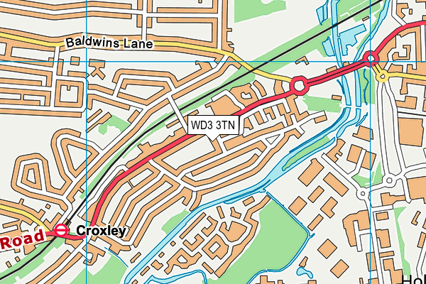 WD3 3TN map - OS VectorMap District (Ordnance Survey) WD3 3TN map - OS VectorMap District (Ordnance Survey)