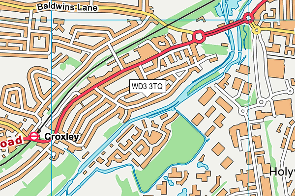 WD3 3TQ map - OS VectorMap District (Ordnance Survey) WD3 3TQ map - OS VectorMap District (Ordnance Survey)