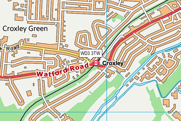 WD3 3TW map - OS VectorMap District (Ordnance Survey) WD3 3TW map - OS VectorMap District (Ordnance Survey)