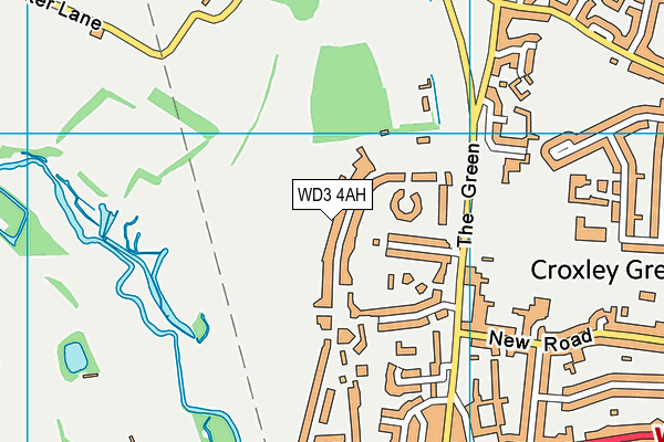 WD3 4AH map - OS VectorMap District (Ordnance Survey) WD3 4AH map - OS VectorMap District (Ordnance Survey)