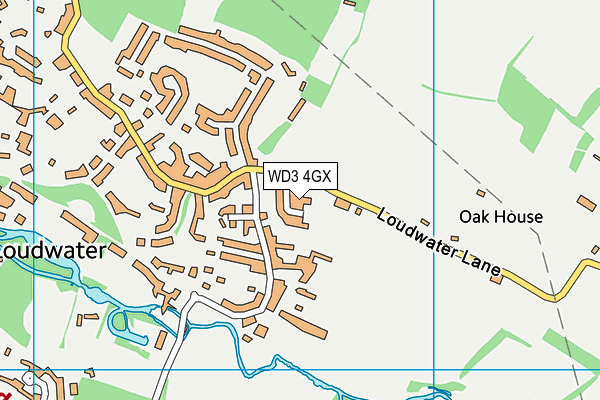 WD3 4GX map - OS VectorMap District (Ordnance Survey) WD3 4GX map - OS VectorMap District (Ordnance Survey)