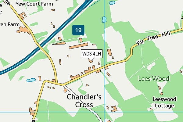 WD3 4LH map - OS VectorMap District (Ordnance Survey) WD3 4LH map - OS VectorMap District (Ordnance Survey)