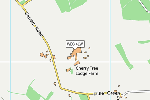 WD3 4LW map - OS VectorMap District (Ordnance Survey) WD3 4LW map - OS VectorMap District (Ordnance Survey)