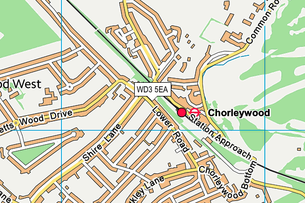 WD3 5EA map - OS VectorMap District (Ordnance Survey) WD3 5EA map - OS VectorMap District (Ordnance Survey)