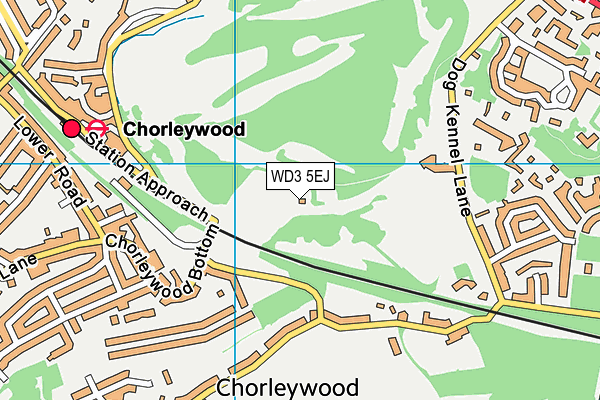 WD3 5EJ map - OS VectorMap District (Ordnance Survey) WD3 5EJ map - OS VectorMap District (Ordnance Survey)