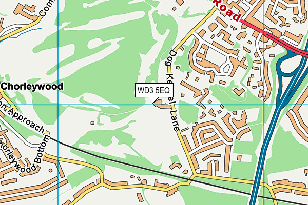 WD3 5EQ map - OS VectorMap District (Ordnance Survey) WD3 5EQ map - OS VectorMap District (Ordnance Survey)