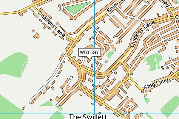 WD3 5GY map - OS VectorMap District (Ordnance Survey) WD3 5GY map - OS VectorMap District (Ordnance Survey)