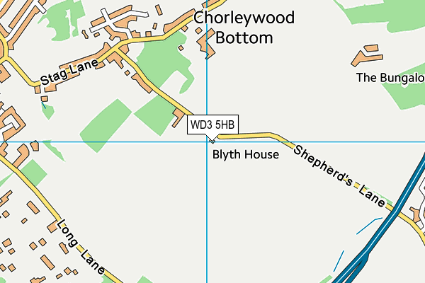 WD3 5HB map - OS VectorMap District (Ordnance Survey) WD3 5HB map - OS VectorMap District (Ordnance Survey)