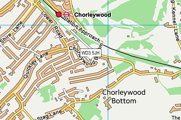 WD3 5JH map - OS VectorMap District (Ordnance Survey) WD3 5JH map - OS VectorMap District (Ordnance Survey)