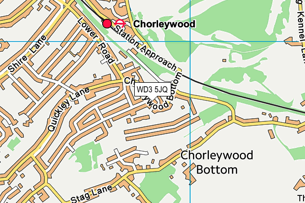 WD3 5JQ map - OS VectorMap District (Ordnance Survey) WD3 5JQ map - OS VectorMap District (Ordnance Survey)