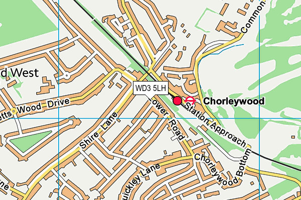 WD3 5LH map - OS VectorMap District (Ordnance Survey) WD3 5LH map - OS VectorMap District (Ordnance Survey)