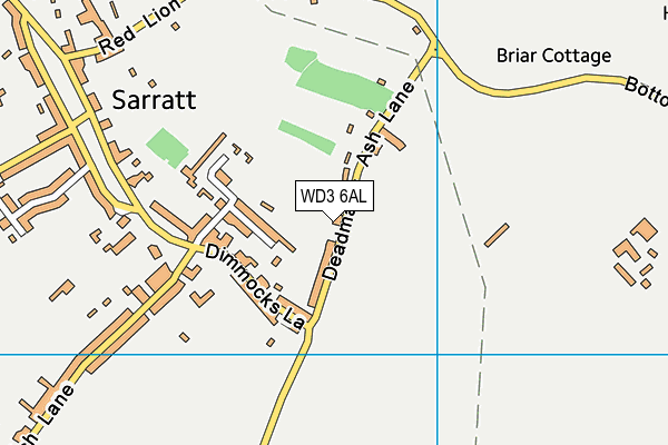 WD3 6AL map - OS VectorMap District (Ordnance Survey) WD3 6AL map - OS VectorMap District (Ordnance Survey)