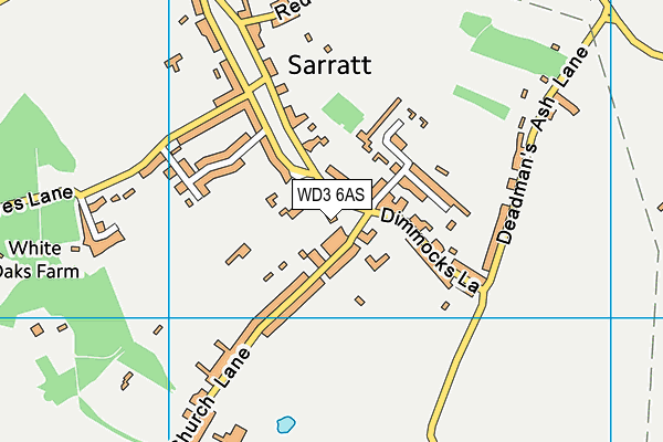 WD3 6AS map - OS VectorMap District (Ordnance Survey) WD3 6AS map - OS VectorMap District (Ordnance Survey)