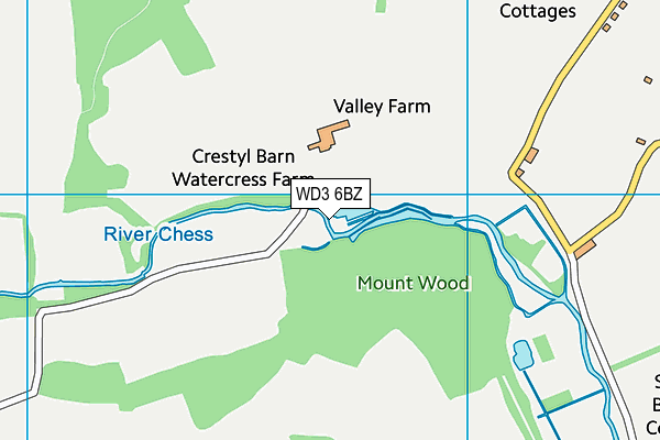WD3 6BZ map - OS VectorMap District (Ordnance Survey) WD3 6BZ map - OS VectorMap District (Ordnance Survey)