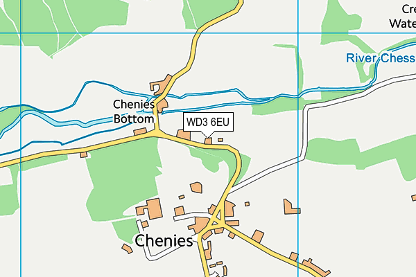 WD3 6EU map - OS VectorMap District (Ordnance Survey) WD3 6EU map - OS VectorMap District (Ordnance Survey)