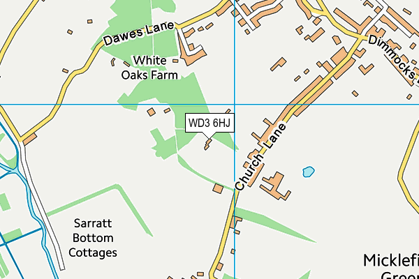 WD3 6HJ map - OS VectorMap District (Ordnance Survey) WD3 6HJ map - OS VectorMap District (Ordnance Survey)
