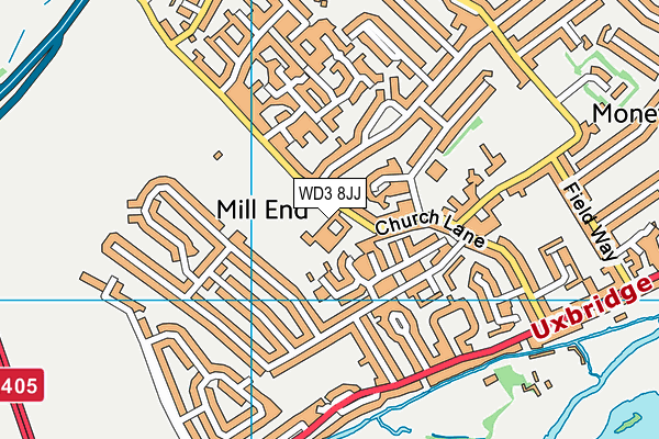WD3 8JJ map - OS VectorMap District (Ordnance Survey) WD3 8JJ map - OS VectorMap District (Ordnance Survey)