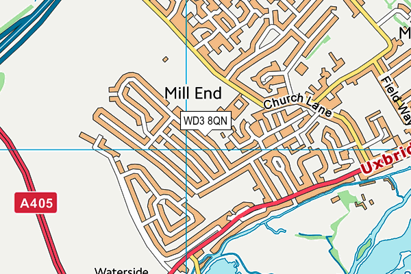 WD3 8QN map - OS VectorMap District (Ordnance Survey) WD3 8QN map - OS VectorMap District (Ordnance Survey)