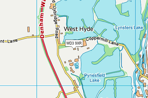 WD3 9XR map - OS VectorMap District (Ordnance Survey) WD3 9XR map - OS VectorMap District (Ordnance Survey)