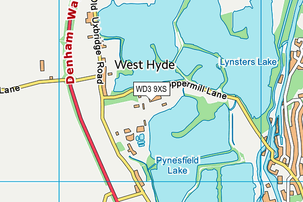 WD3 9XS map - OS VectorMap District (Ordnance Survey) WD3 9XS map - OS VectorMap District (Ordnance Survey)