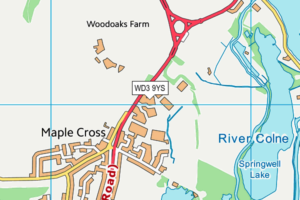 WD3 9YS map - OS VectorMap District (Ordnance Survey) WD3 9YS map - OS VectorMap District (Ordnance Survey)