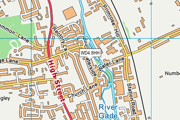 WD4 8HH map - OS VectorMap District (Ordnance Survey) WD4 8HH map - OS VectorMap District (Ordnance Survey)