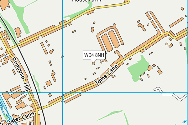 WD4 8NH map - OS VectorMap District (Ordnance Survey) WD4 8NH map - OS VectorMap District (Ordnance Survey)