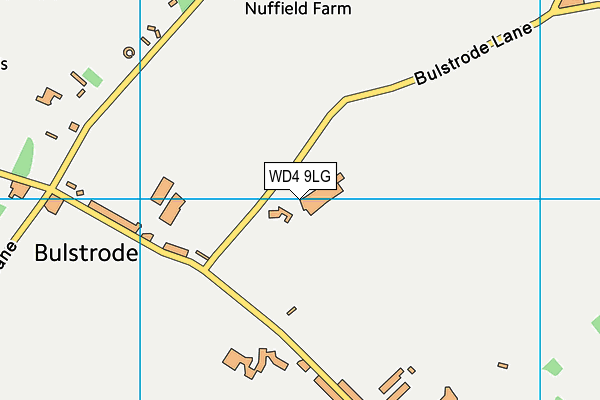 WD4 9LG map - OS VectorMap District (Ordnance Survey) WD4 9LG map - OS VectorMap District (Ordnance Survey)
