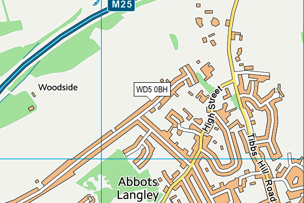WD5 0BH map - OS VectorMap District (Ordnance Survey) WD5 0BH map - OS VectorMap District (Ordnance Survey)