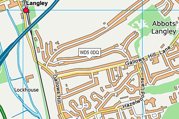 WD5 0DQ map - OS VectorMap District (Ordnance Survey) WD5 0DQ map - OS VectorMap District (Ordnance Survey)