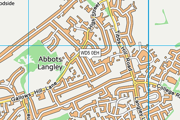 WD5 0EH map - OS VectorMap District (Ordnance Survey) WD5 0EH map - OS VectorMap District (Ordnance Survey)