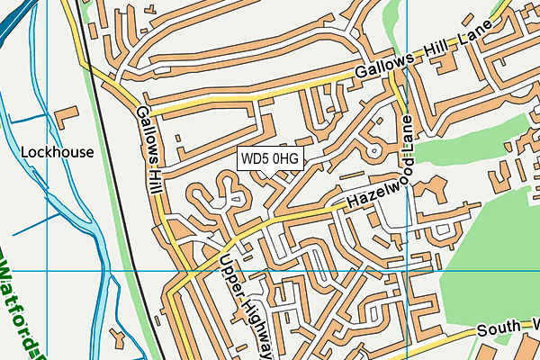 WD5 0HG map - OS VectorMap District (Ordnance Survey) WD5 0HG map - OS VectorMap District (Ordnance Survey)