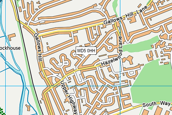 WD5 0HH map - OS VectorMap District (Ordnance Survey) WD5 0HH map - OS VectorMap District (Ordnance Survey)