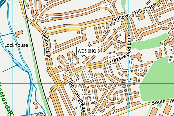 WD5 0HQ map - OS VectorMap District (Ordnance Survey) WD5 0HQ map - OS VectorMap District (Ordnance Survey)