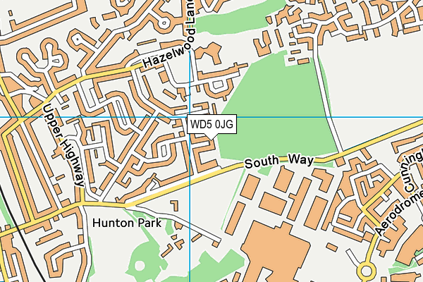 WD5 0JG map - OS VectorMap District (Ordnance Survey) WD5 0JG map - OS VectorMap District (Ordnance Survey)