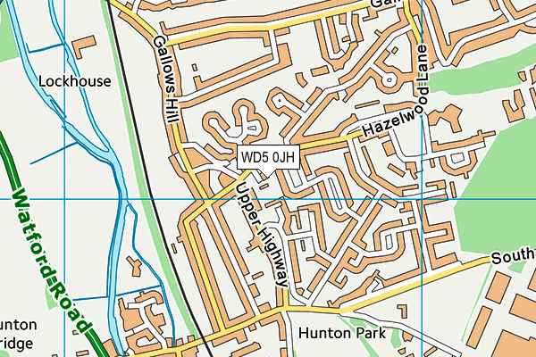 WD5 0JH map - OS VectorMap District (Ordnance Survey) WD5 0JH map - OS VectorMap District (Ordnance Survey)