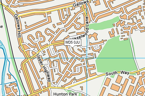 WD5 0JU map - OS VectorMap District (Ordnance Survey) WD5 0JU map - OS VectorMap District (Ordnance Survey)