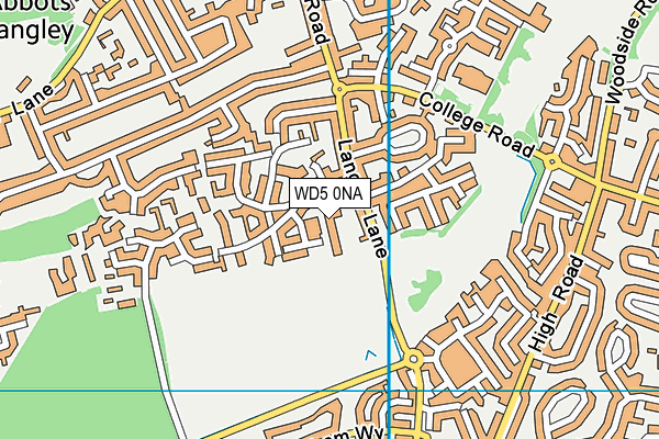 WD5 0NA map - OS VectorMap District (Ordnance Survey) WD5 0NA map - OS VectorMap District (Ordnance Survey)