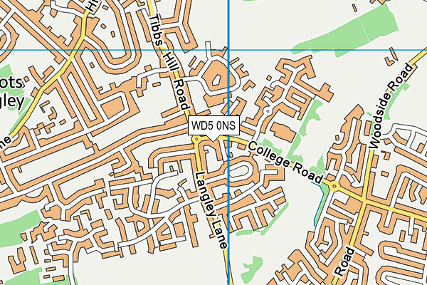 WD5 0NS map - OS VectorMap District (Ordnance Survey) WD5 0NS map - OS VectorMap District (Ordnance Survey)