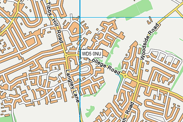 WD5 0NU map - OS VectorMap District (Ordnance Survey) WD5 0NU map - OS VectorMap District (Ordnance Survey)