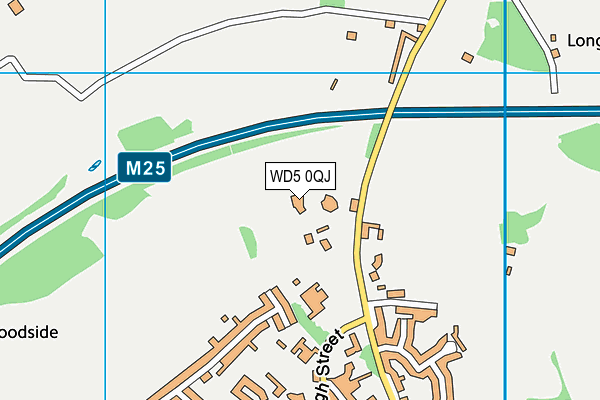 WD5 0QJ map - OS VectorMap District (Ordnance Survey) WD5 0QJ map - OS VectorMap District (Ordnance Survey)