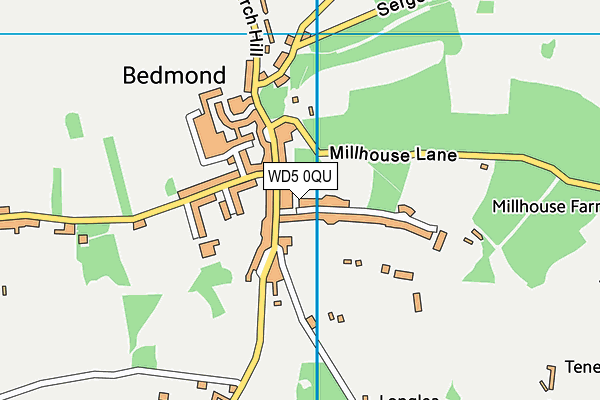 WD5 0QU map - OS VectorMap District (Ordnance Survey) WD5 0QU map - OS VectorMap District (Ordnance Survey)