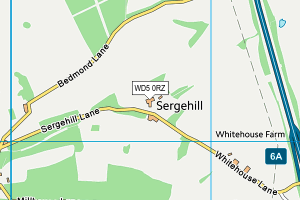 WD5 0RZ map - OS VectorMap District (Ordnance Survey) WD5 0RZ map - OS VectorMap District (Ordnance Survey)