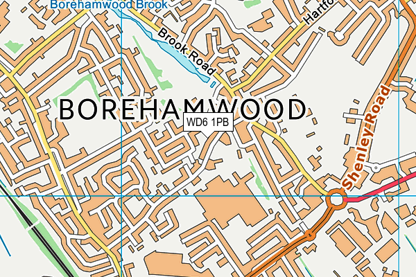 WD6 1PB map - OS VectorMap District (Ordnance Survey) WD6 1PB map - OS VectorMap District (Ordnance Survey)
