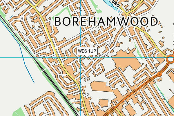 WD6 1UP map - OS VectorMap District (Ordnance Survey) WD6 1UP map - OS VectorMap District (Ordnance Survey)