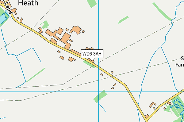 WD6 3AH map - OS VectorMap District (Ordnance Survey) WD6 3AH map - OS VectorMap District (Ordnance Survey)
