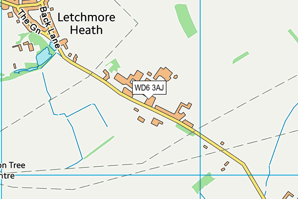 WD6 3AJ map - OS VectorMap District (Ordnance Survey) WD6 3AJ map - OS VectorMap District (Ordnance Survey)