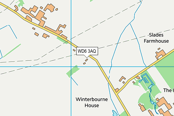 WD6 3AQ map - OS VectorMap District (Ordnance Survey) WD6 3AQ map - OS VectorMap District (Ordnance Survey)
